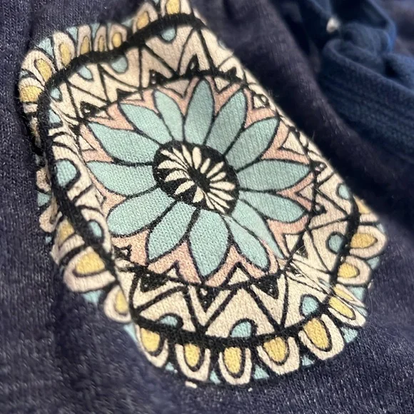NWOT Spiritual Gangster Good Vibes Only Sweatpants Extra Small Mandala Design - Picture 8 of 16